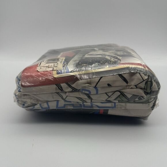 Star Wars 3 PC Twin Sheet Set Episode 1 Phantom Menace Naboo Starfighter Vintage - Picture 6 of 6